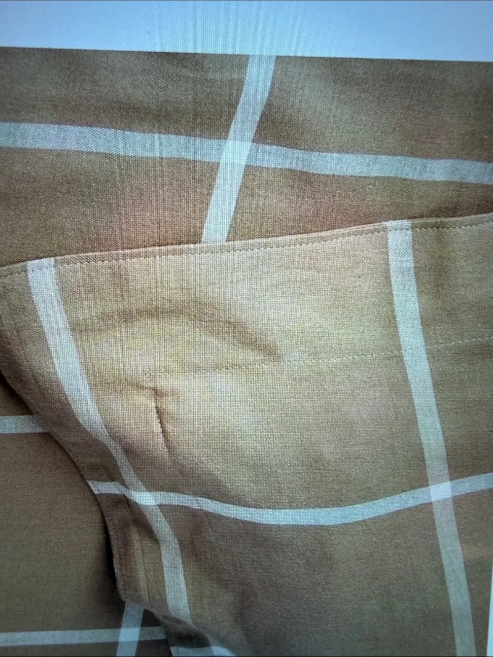 RALPH LAUREN Modern Equestrian Full/Queen Camel/Cream Duvet Cover NIP